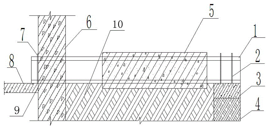 Outdoor construction elevator foundation reinforcing apparatus