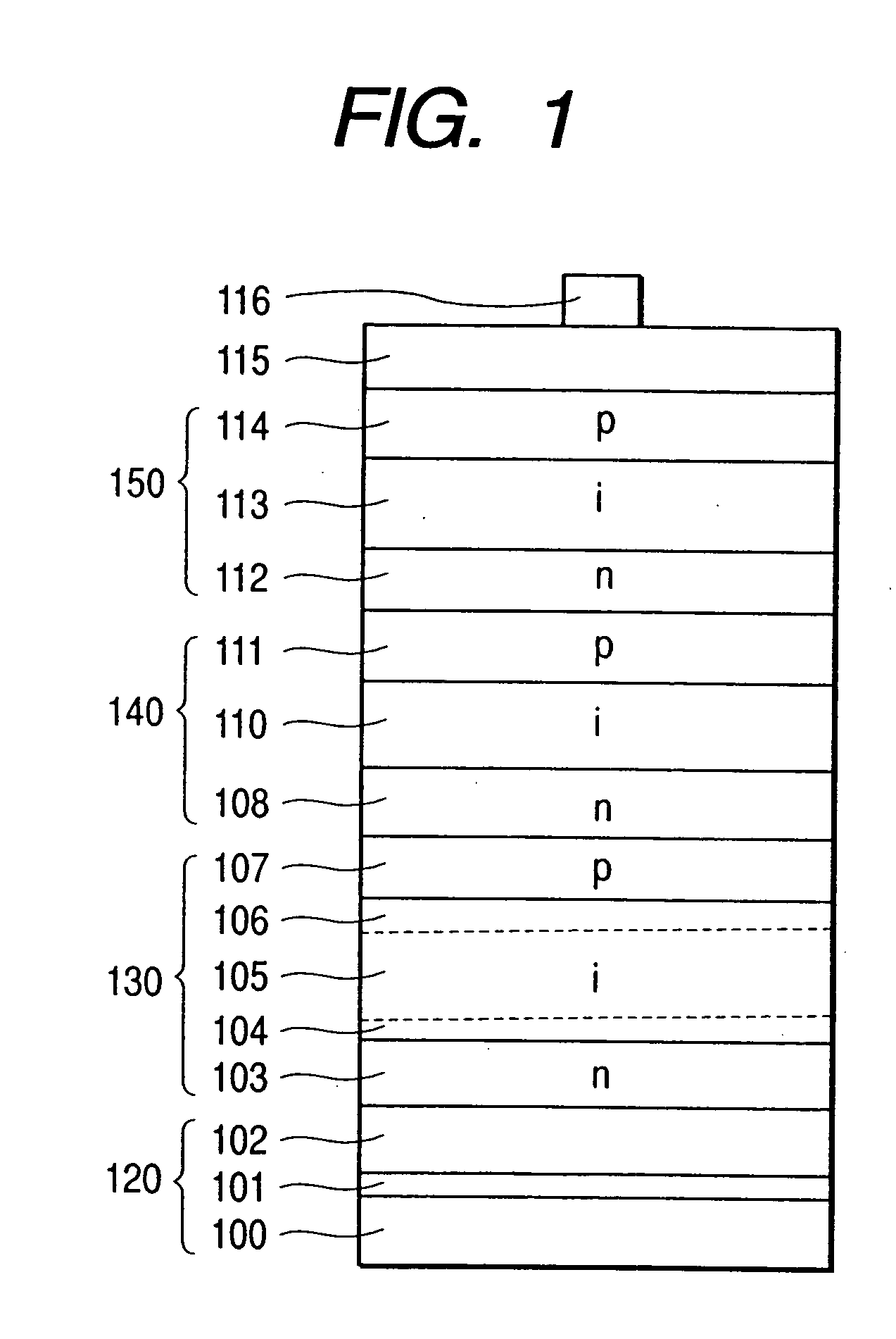 Stacked photovoltaic device