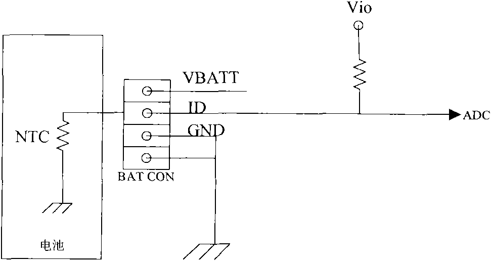 Temperature detection circuit and mobile communication equipment