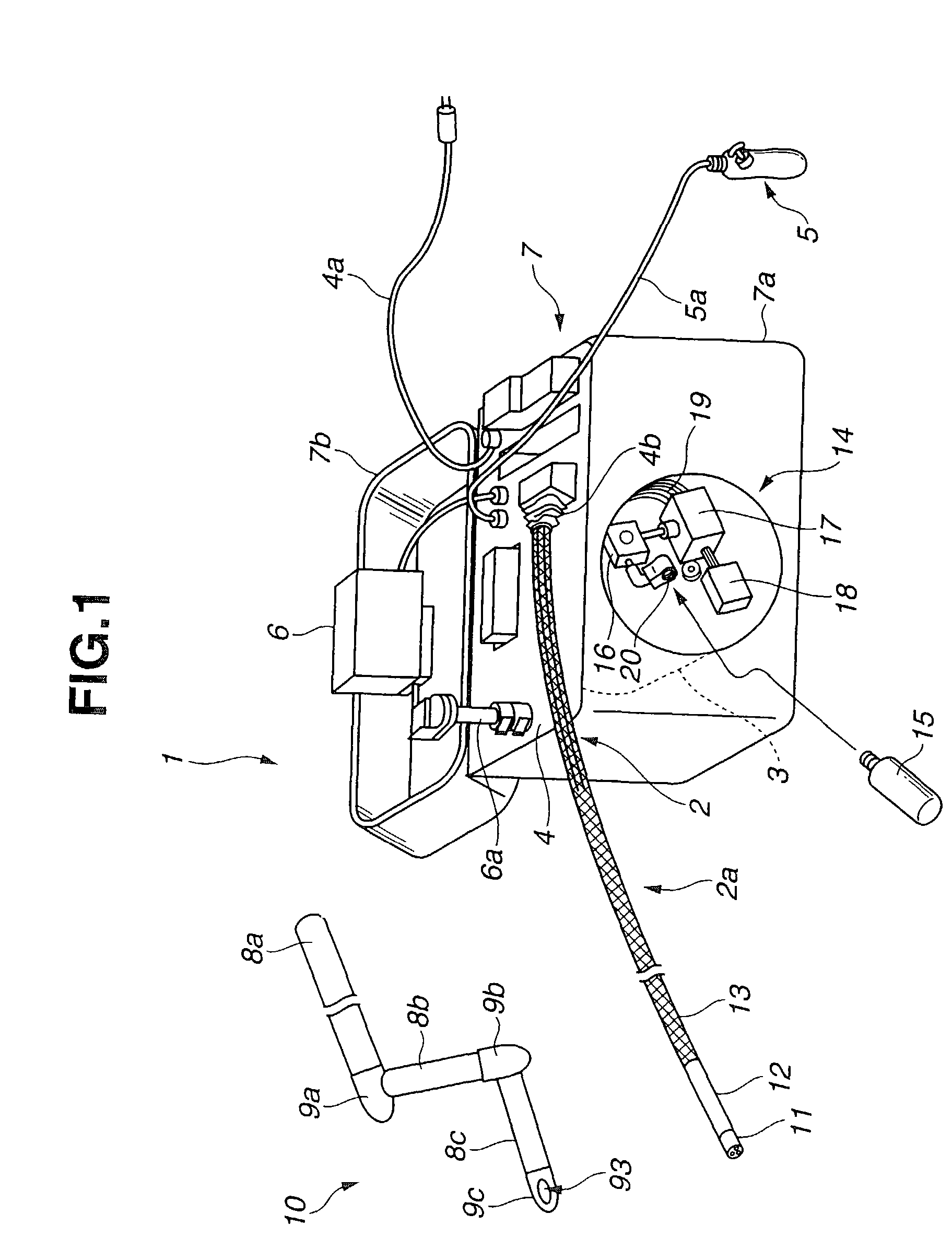 Endoscope system with insertion direction changing guides