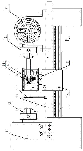 Processing device for drilling and milling internal cavity by refitting ordinary horizontal lathe