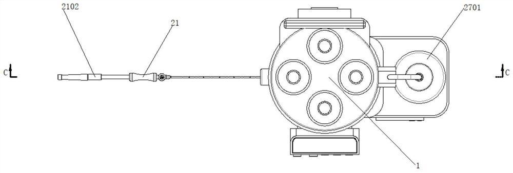 Collection, separation and culture integrated device for clinical endometrial stem cells