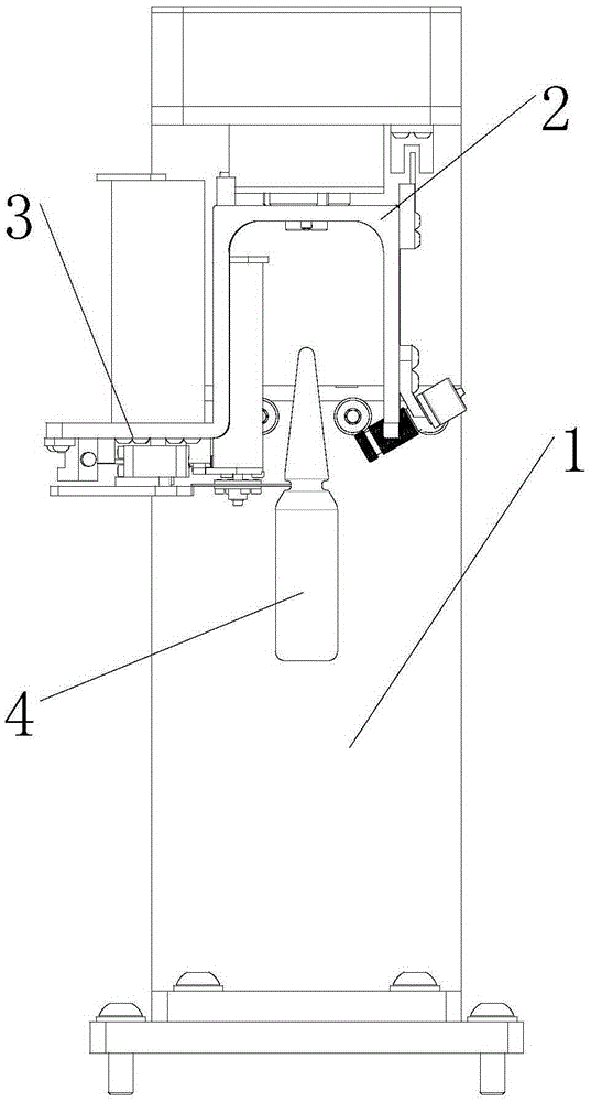 Bottle cutting device and cutting method