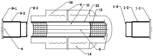 Experimental device and method for simulating single-crack flowback after shale gas fracturing
