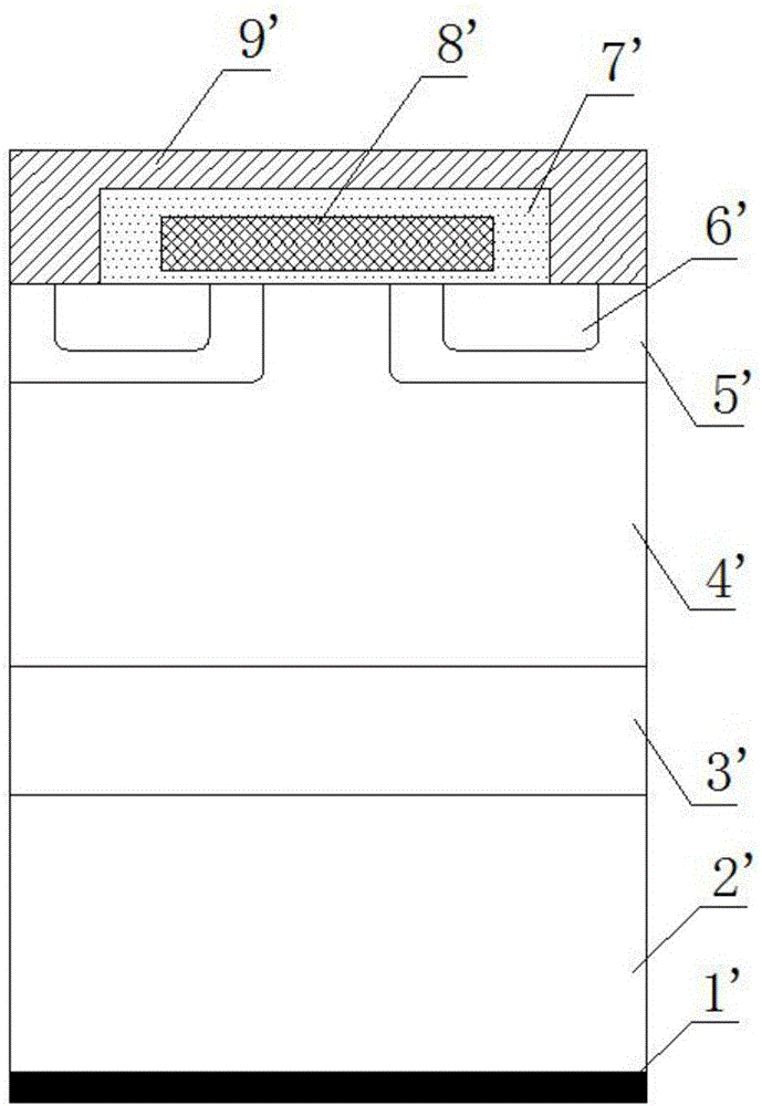 Vertical-channel SiC junction gate bipolar transistor and preparation method thereof