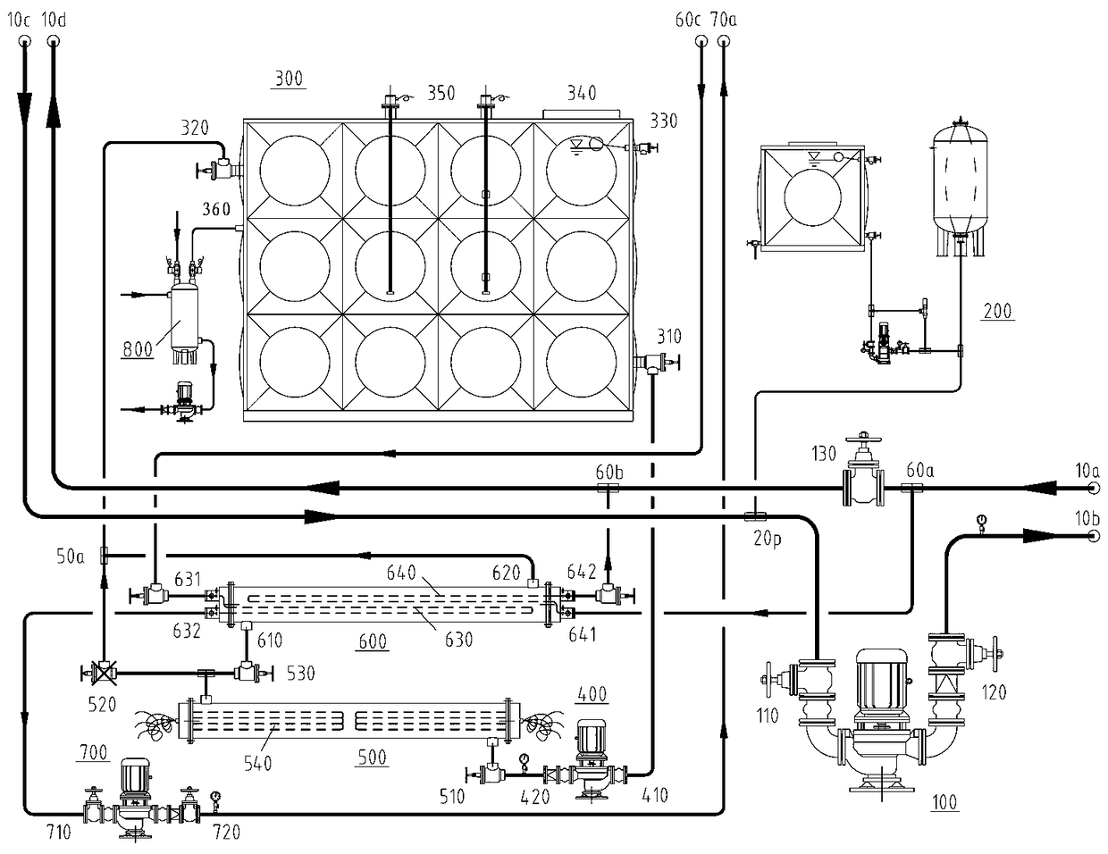 Valley power atmospheric pressure energy storage double-medium closed energy releasing device