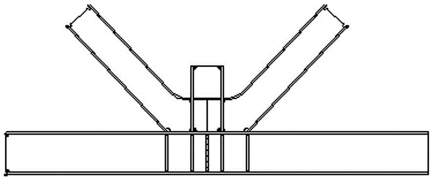 Splitting-type large-span steel truss