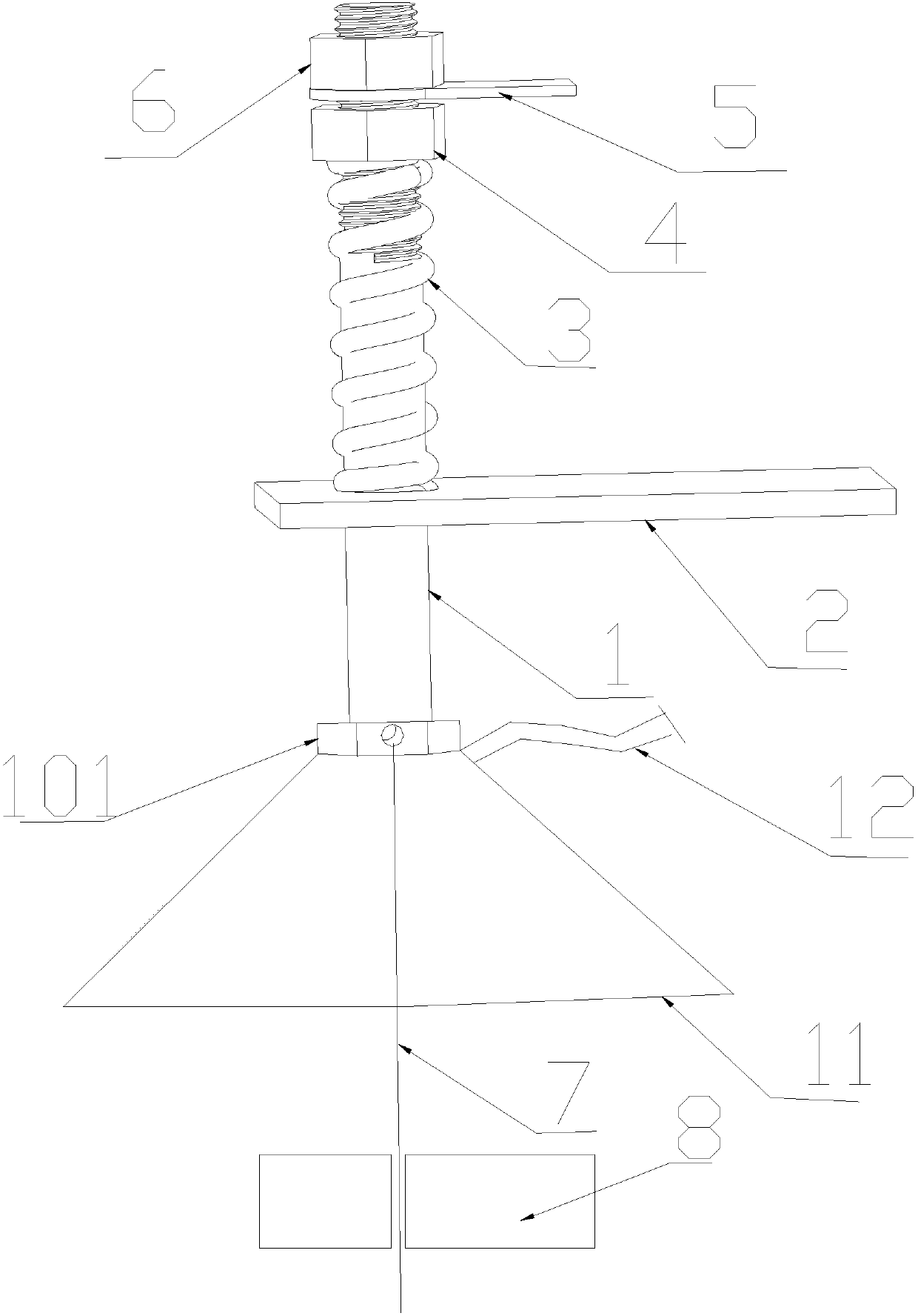 Cloth cutting mechanism