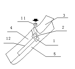 Window type pen pocket for western-style clothes and production method thereof