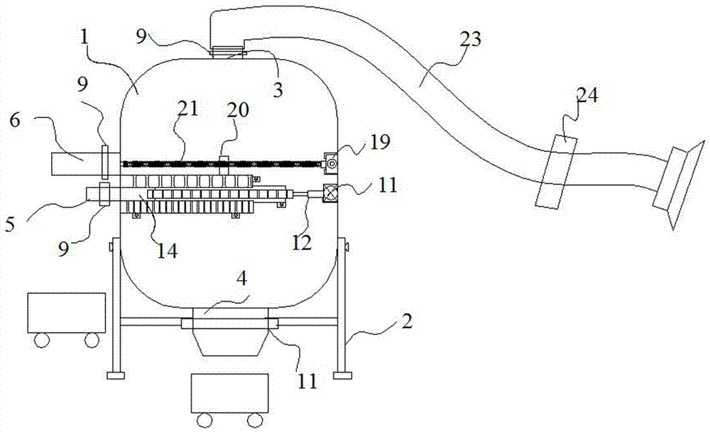 Screening machine with dislocation drawing-and-pulling type composite sieve
