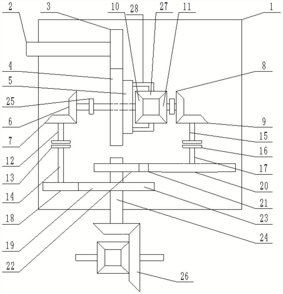 Electric automobile variable-speed transmission device