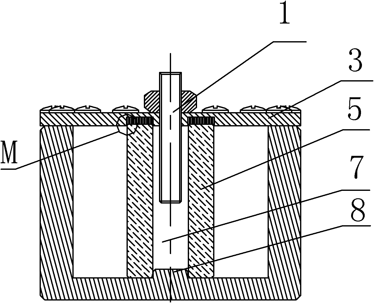 Two-end-grounded TM (Transverse Magnetic) mode medium resonator
