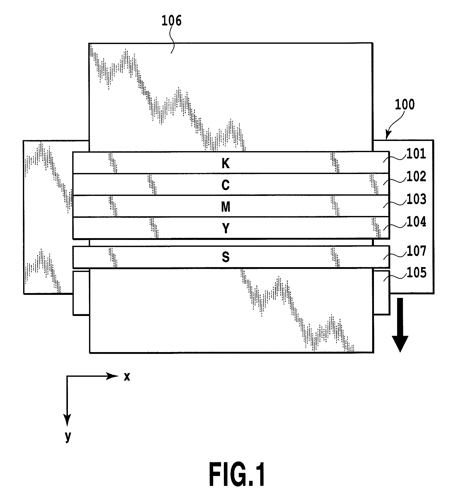 Image processor and image processing method having correcting unit performing correction based on correction parameters