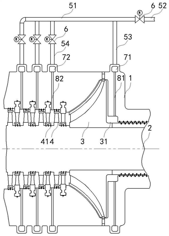 Thrust balancing structure