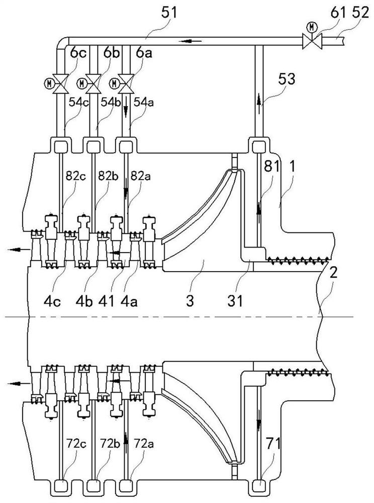 Thrust balancing structure