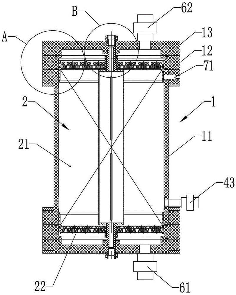 High flux rolled EDI assembly, assembly method thereof and desalting method