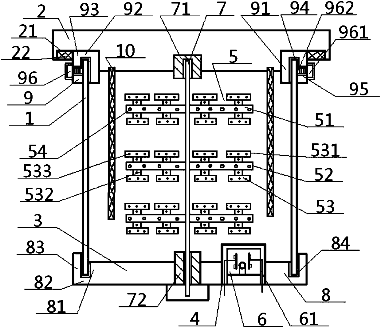 Cleaning system of vehicle-mounted cement tank