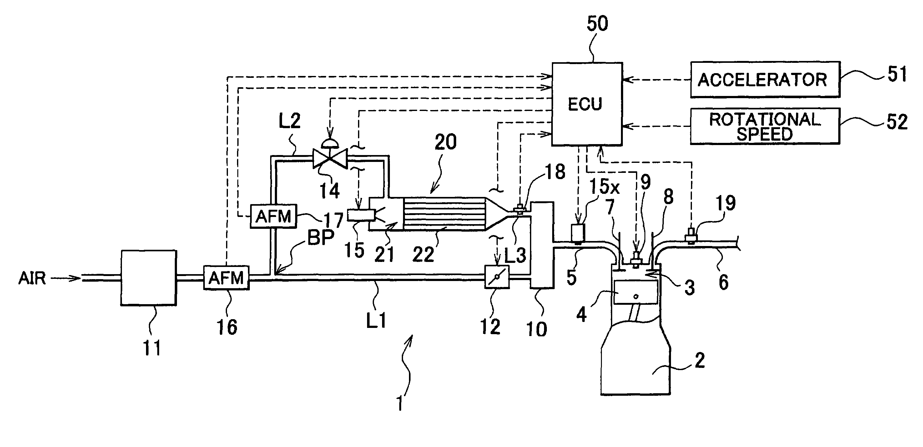Internal combustion engine and method of operating internal combustion engine