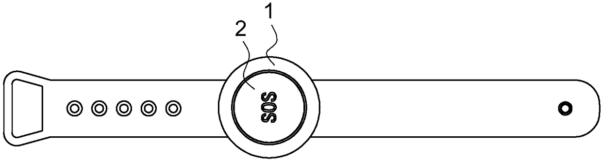 Swimming pool emergency device, swimming pool emergency system and emergency method