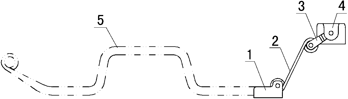 Air suspension limiting mechanism capable of bearing lateral force and swing arm type air suspension