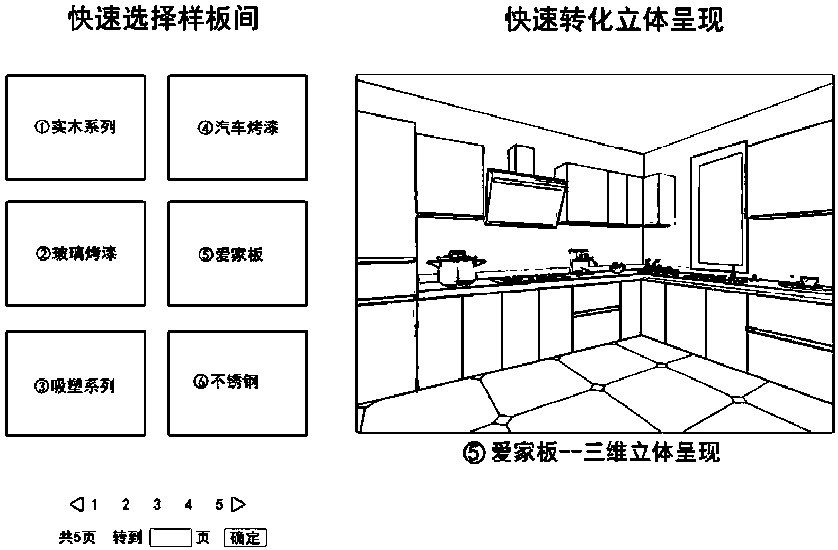 Kitchen design scheme generating method