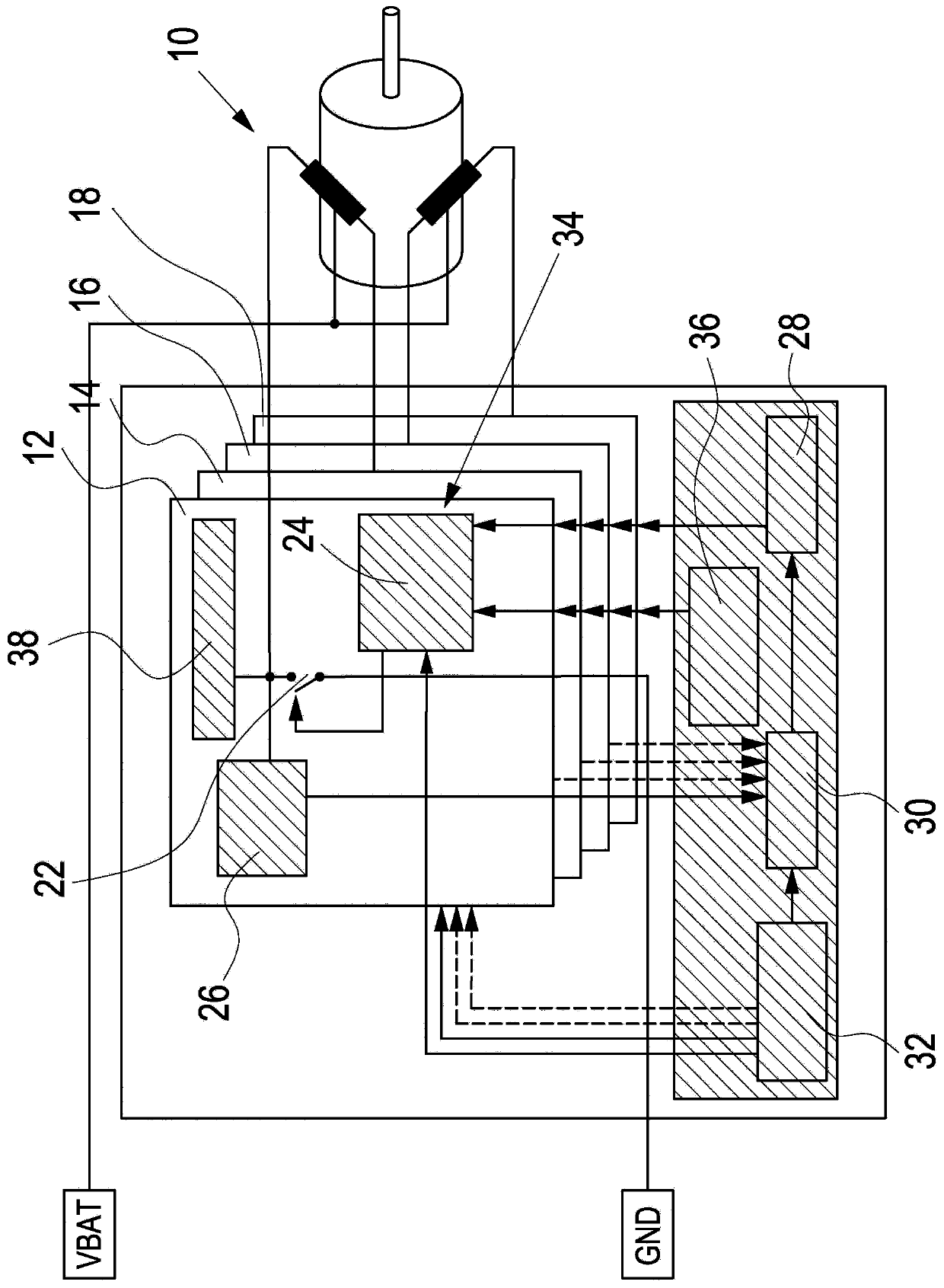 Adaptive holding current for electrically commutated electric motors