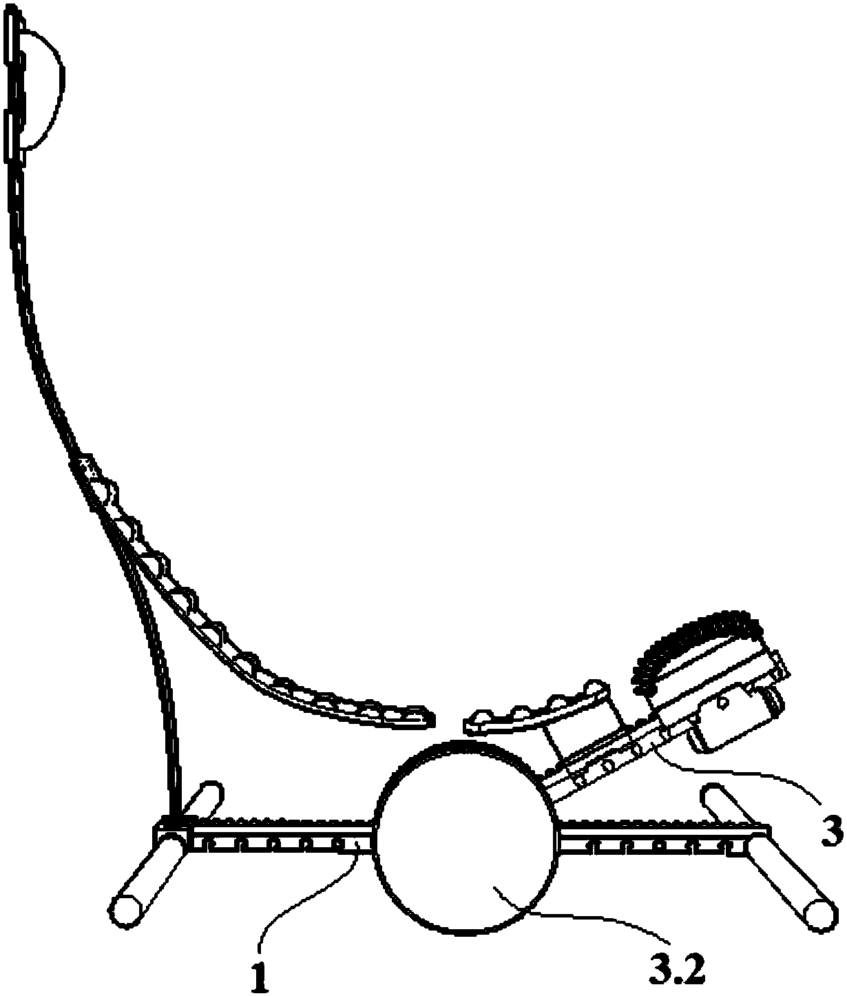 Keep-fit massage device and operation method thereof