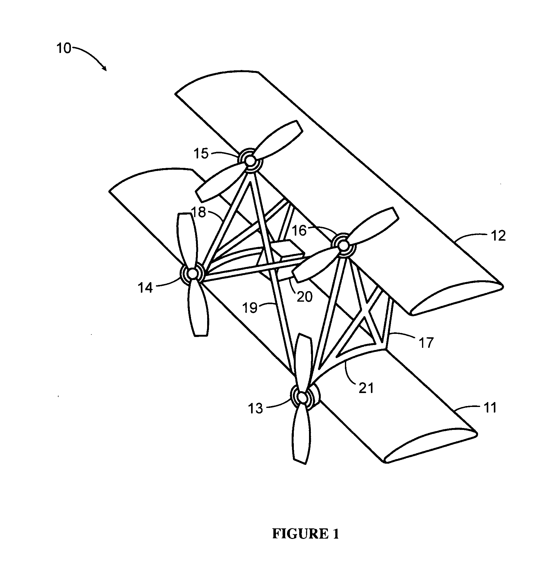 Controlled take-off and flight system using thrust differentials