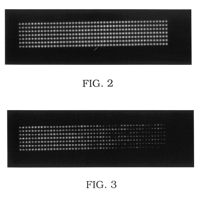 Method and device for non-destructive analysis of perforation in a material
