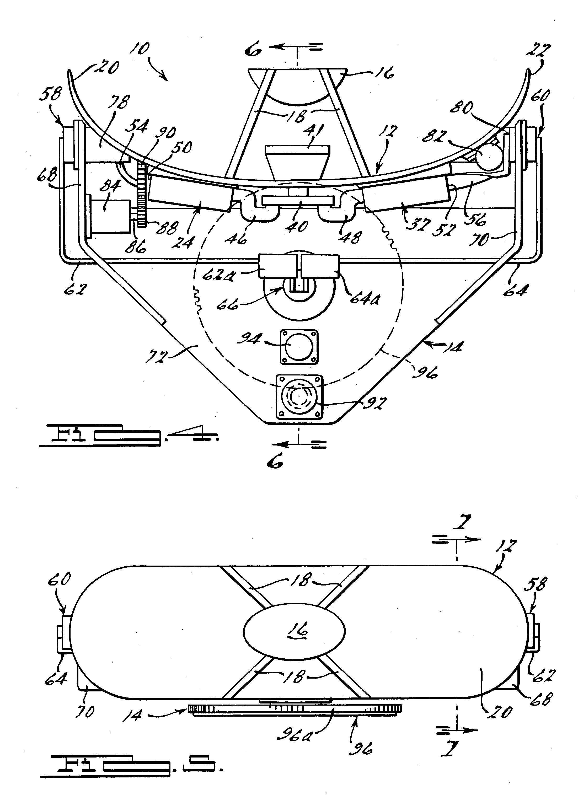 Compact, mechanically scanned cassegrain antenna system and method