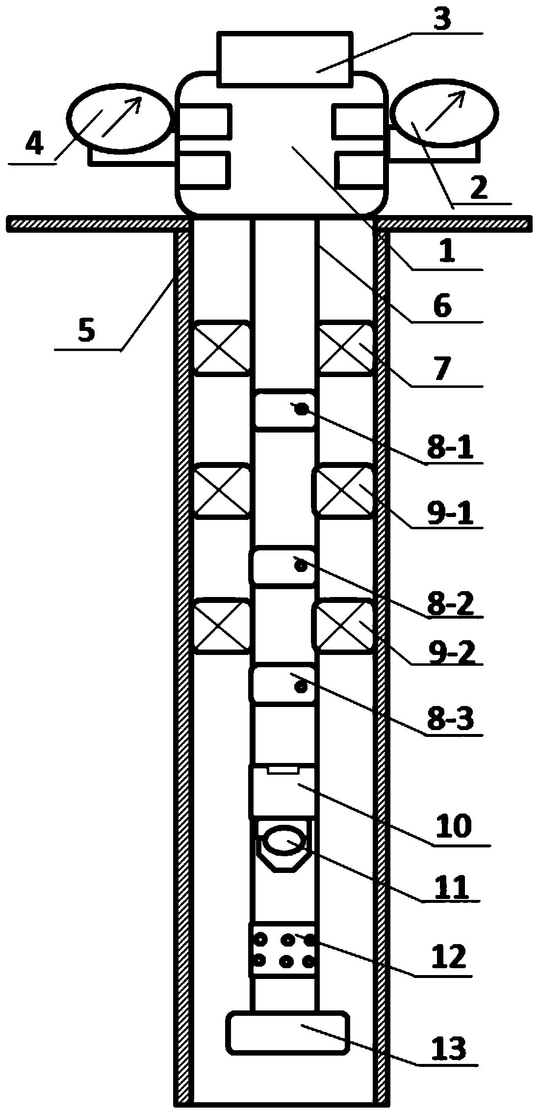 Wireless transmission system and method of water injection well separated layer water injection data based on time window