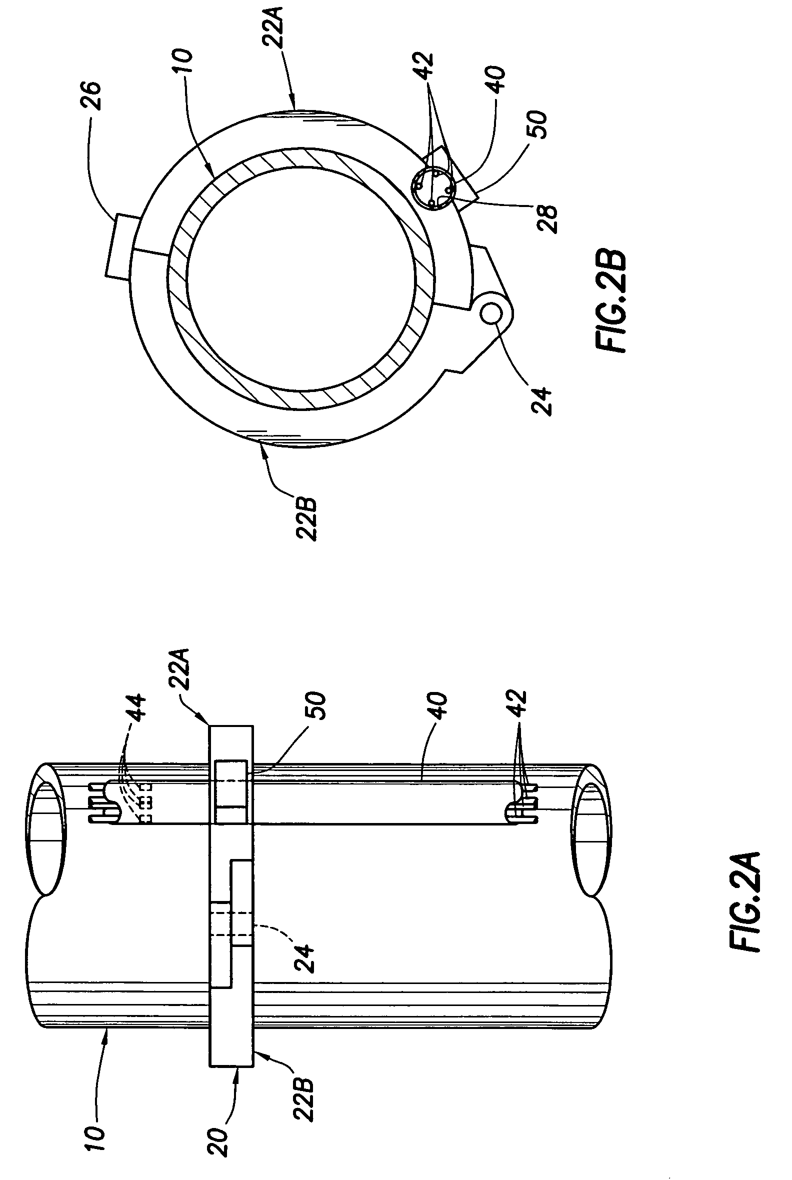 Apparatus and method for retroactively installing sensors on marine elements