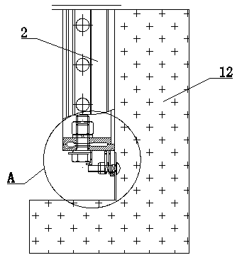 A formwork anti-rot root compensation device