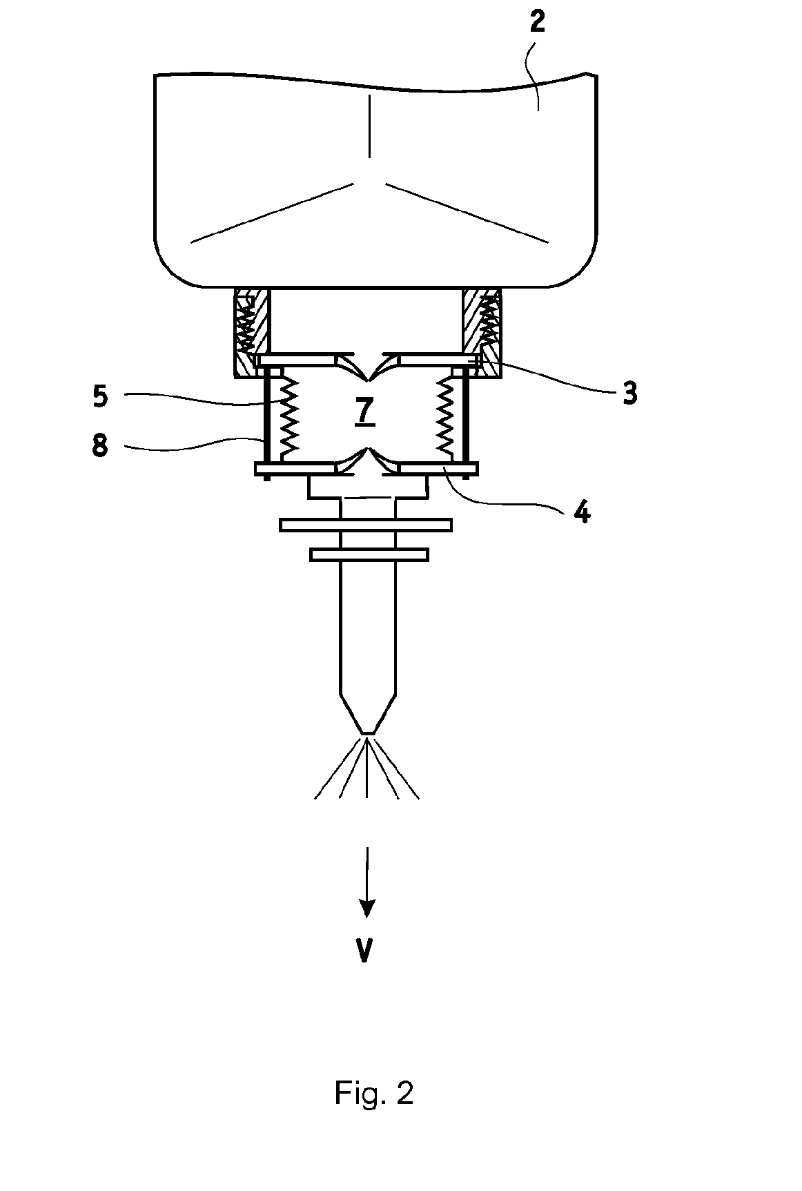 Suction pump for a dispenser unit and dispenser unit