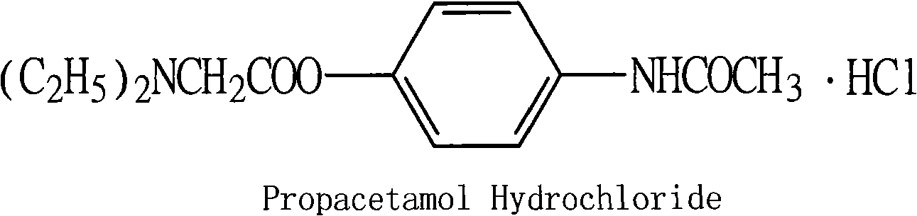 Preparation of propacetamol hydrochloride