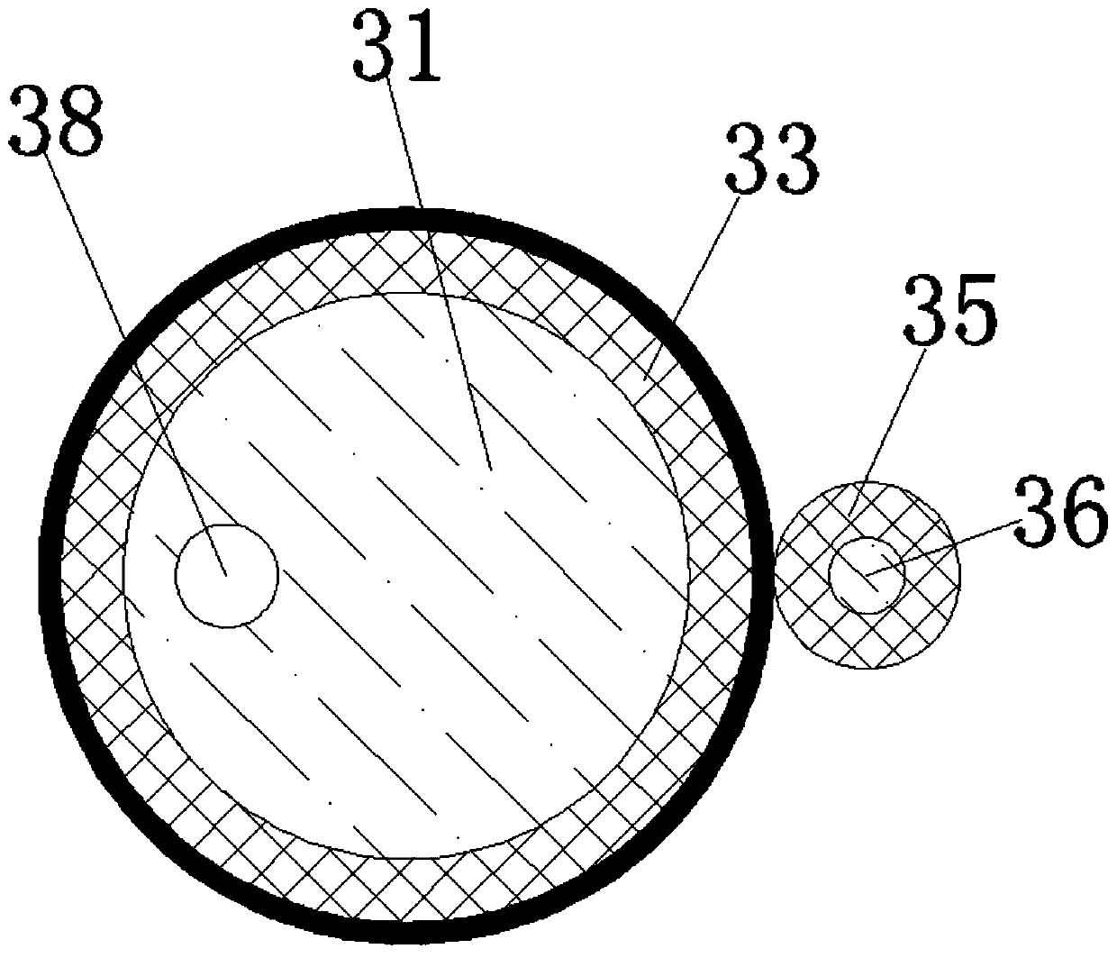 Device for converting sludge into fertilizer