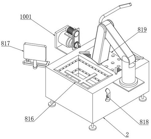 A production line based on SMD electronic components