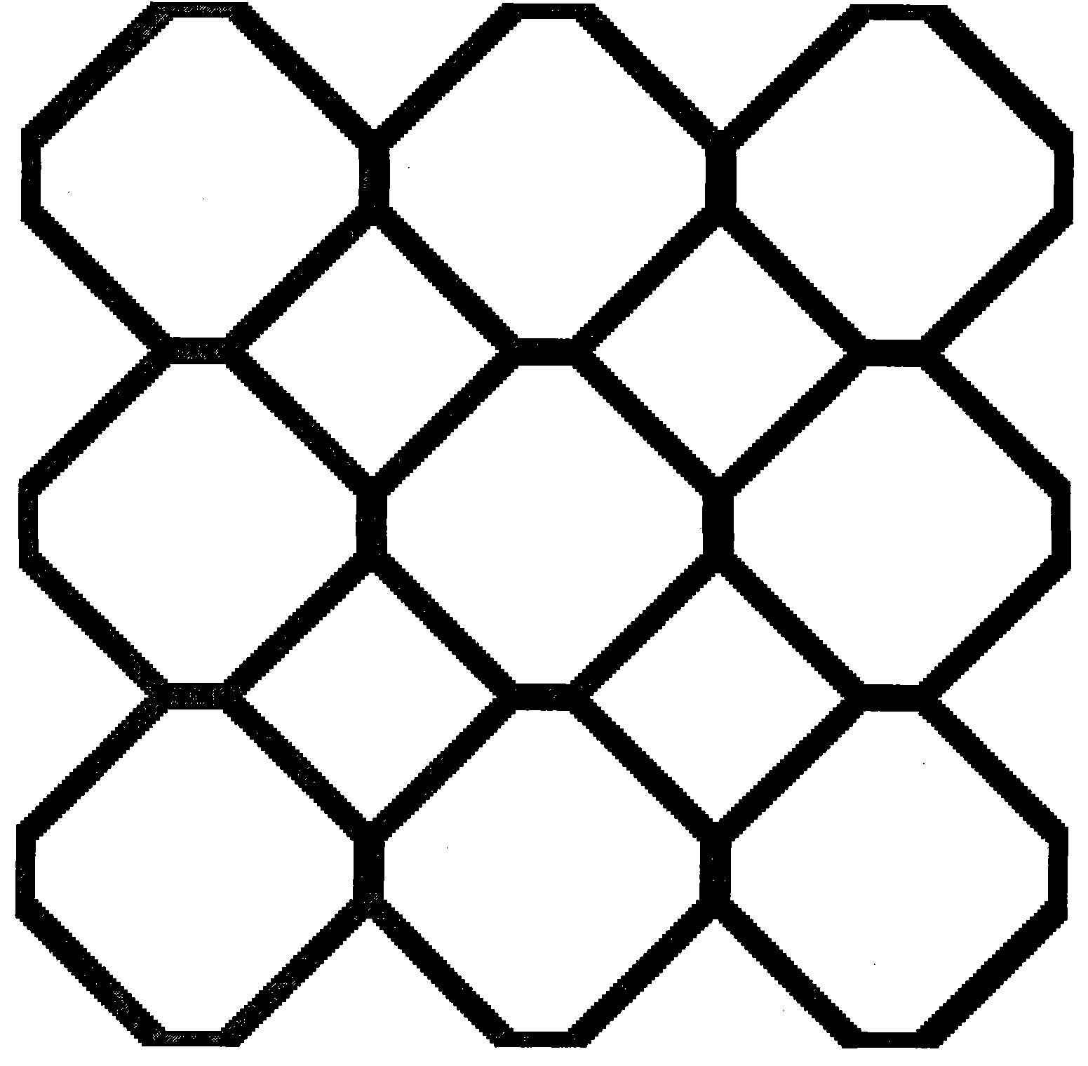 Electronic equipment housing with electromagnetic-shielding efficient heat radiating hole based on frequency selecting surface technique