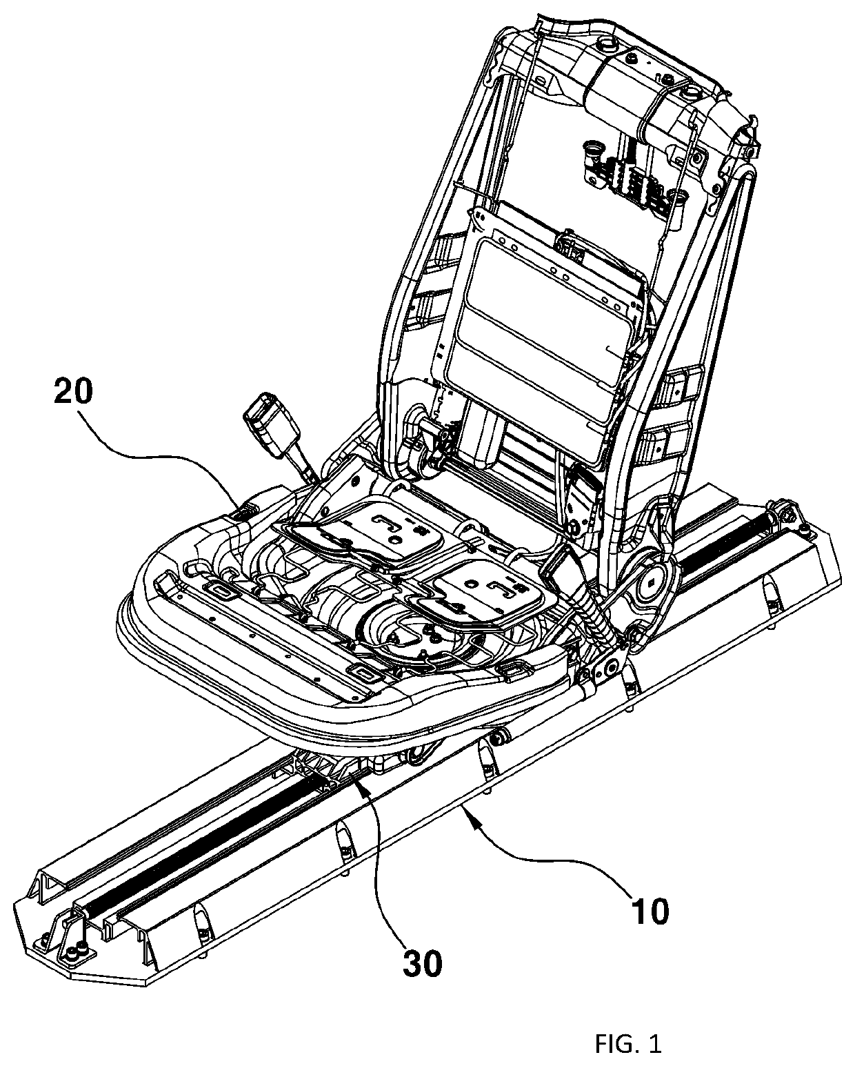 Seat track mechanism for vehicle