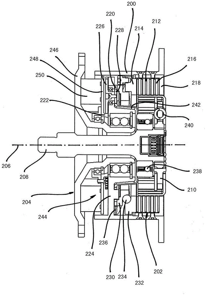 Clutch device with operating device