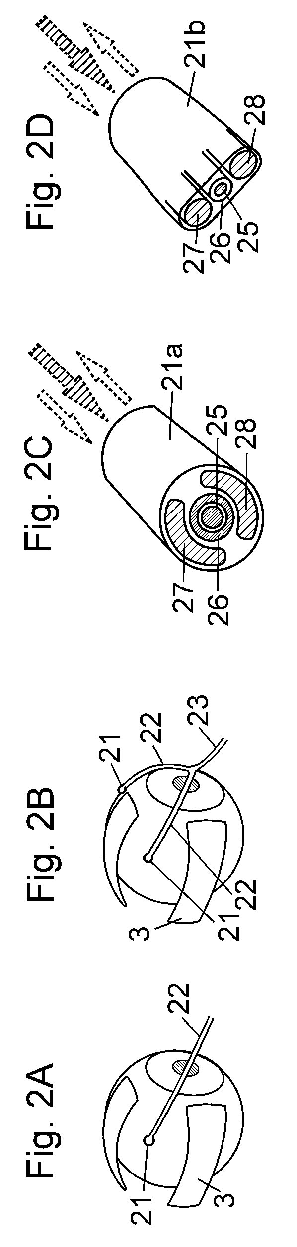 Device for a medical treatment of a sclera