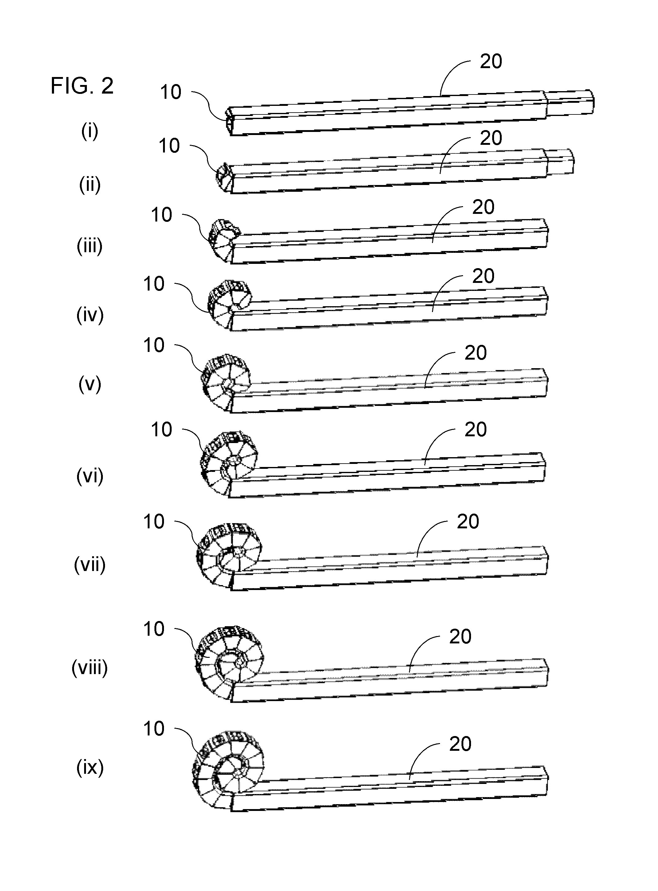 Tool and corresponding method for removal of material from within a body