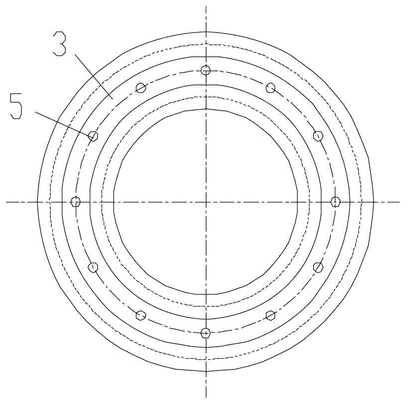 Gas dynamic and static pressure mixed thrust protection bearing for electromagnetic bearing system
