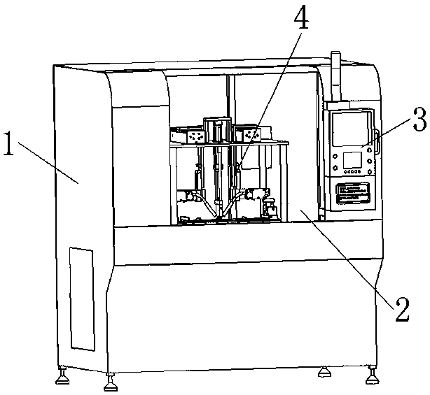 Double-screw bolt automatic welding equipment