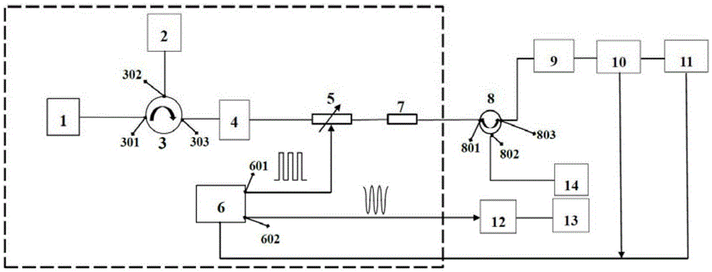 Optical fiber F-P sensor vibration demodulation system based on polarization switching