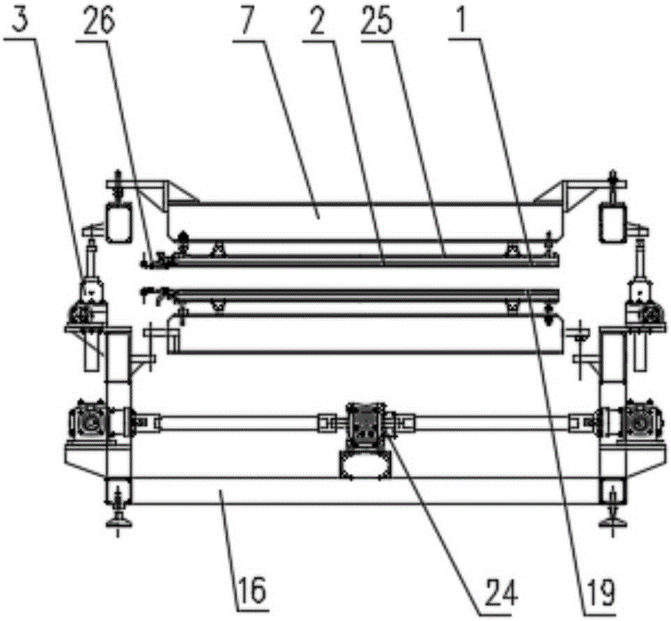Flat belt type composite process and equipment