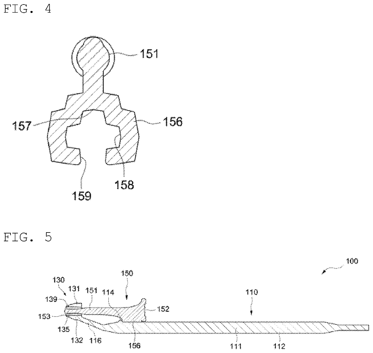 Unit for collecting and ejecting blood