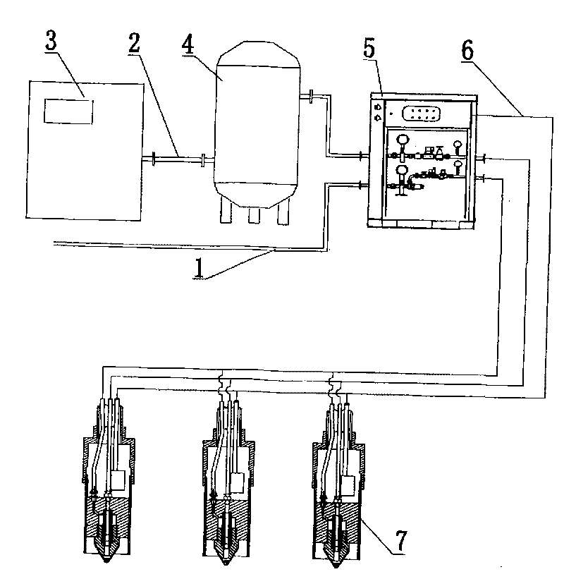 Method and equipment for suppressing dust with dry mist