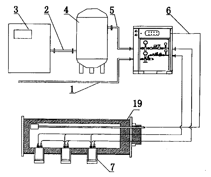 Method and equipment for suppressing dust with dry mist