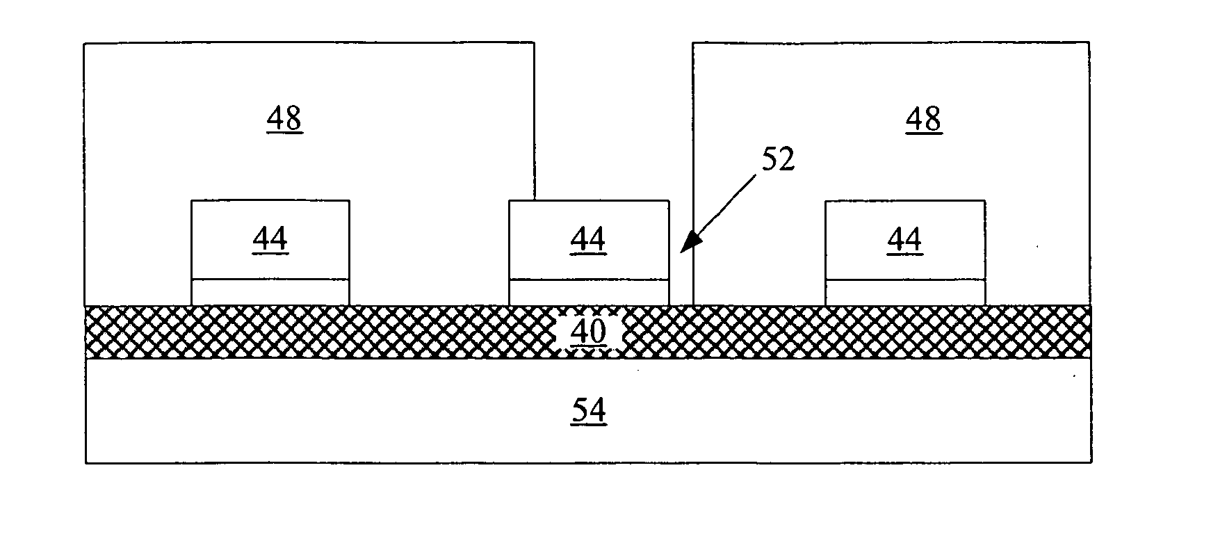 Method for reducing dielectric overetch when making contact to conductive features